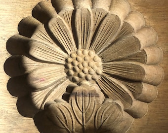 Een houten cakevorm | Handgesneden ambachtelijk werk uit Japan | Kashigata | Japanse bakkerij #28032202