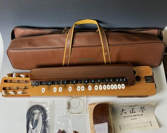 Traditional Japanese Instrument Taishōgoto (大正琴) With