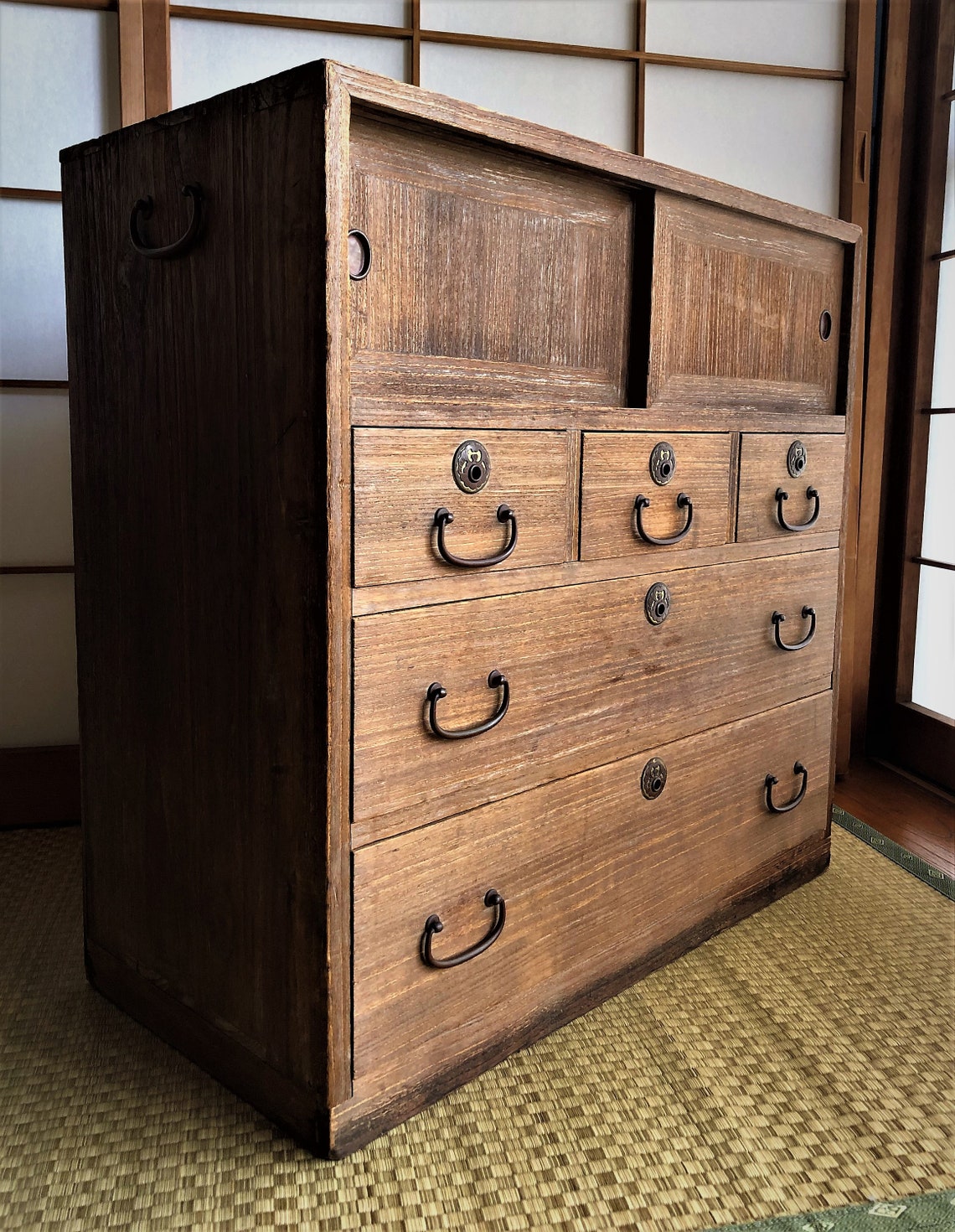 Vintage Japanische Möbel Teeschrank CHA-TANSU Cha-dansu | Etsy