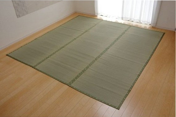Japanese Igusa Tatami Rush Carpet 88x176cm Shiranui Checkered Pattern Japan EMS 