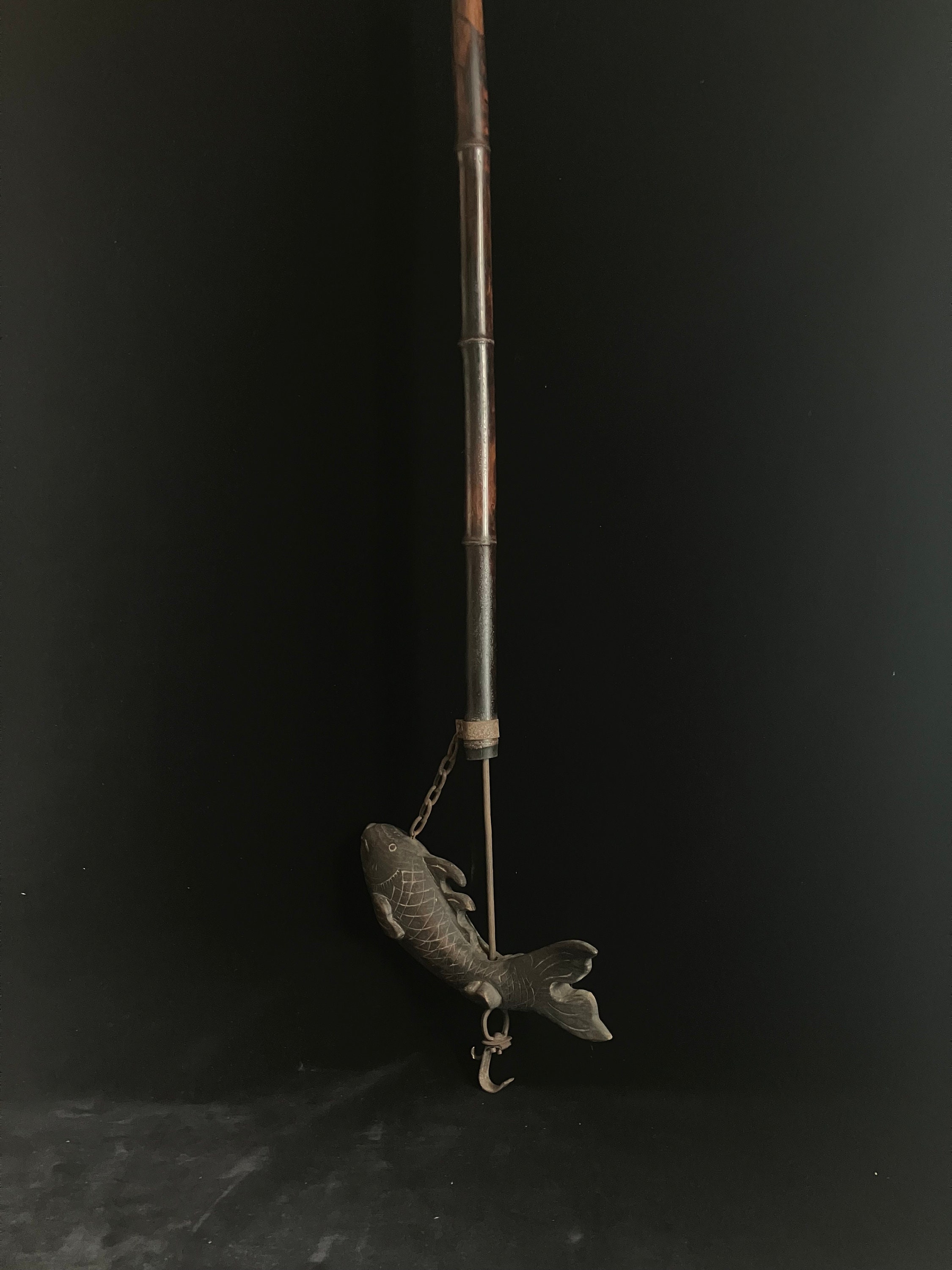 Device Pot-hook From Japan Jizaikagi Dining Bamboo With