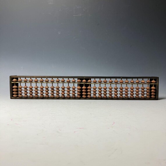 Vintage Japanese Soroban Abacus – Handmade Wooden Calculator