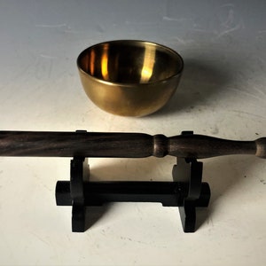 Japanese Singing Bowl Set for Meditation and Relaxation - D.1.6in
