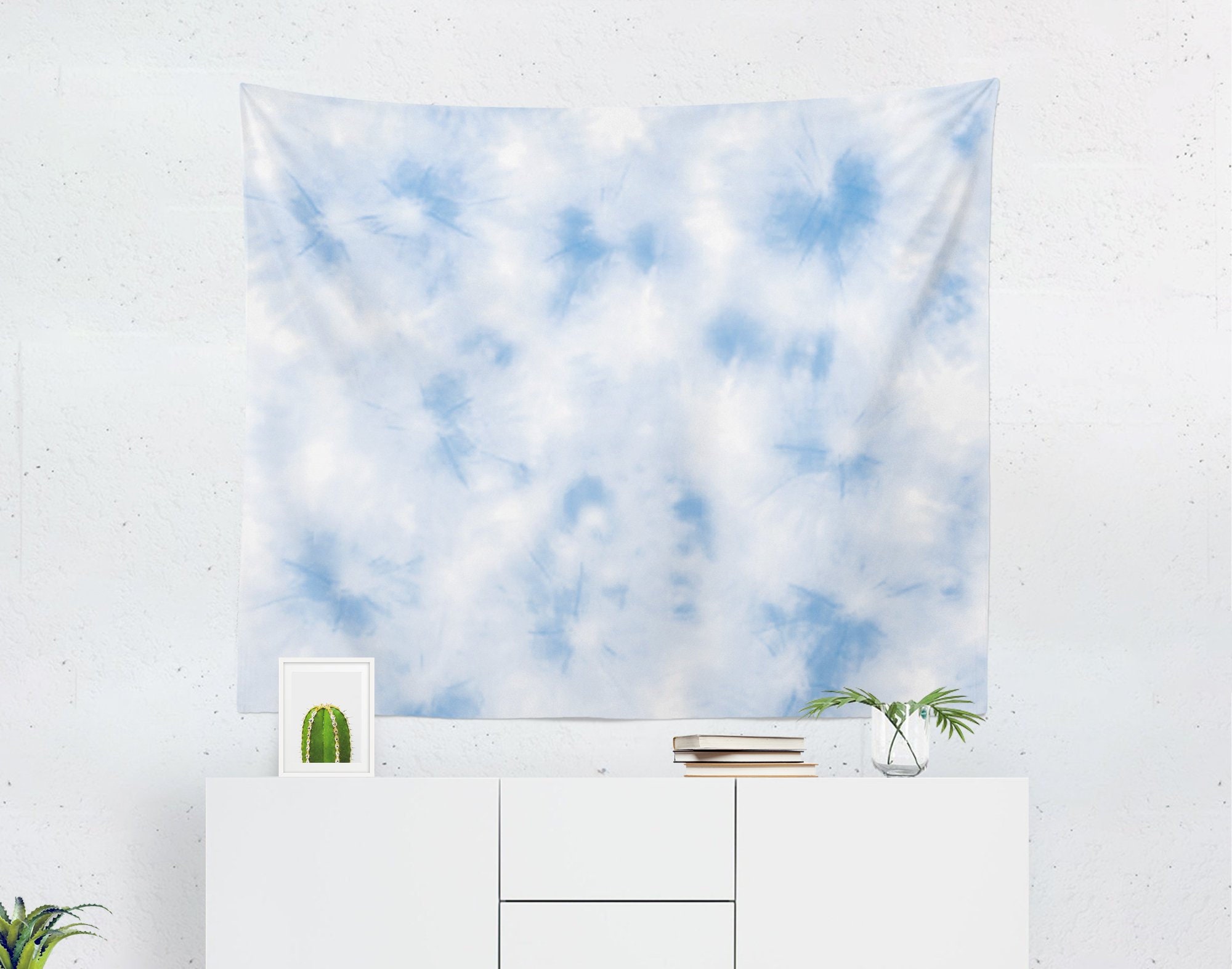 Light Blue Tapestry Etsy