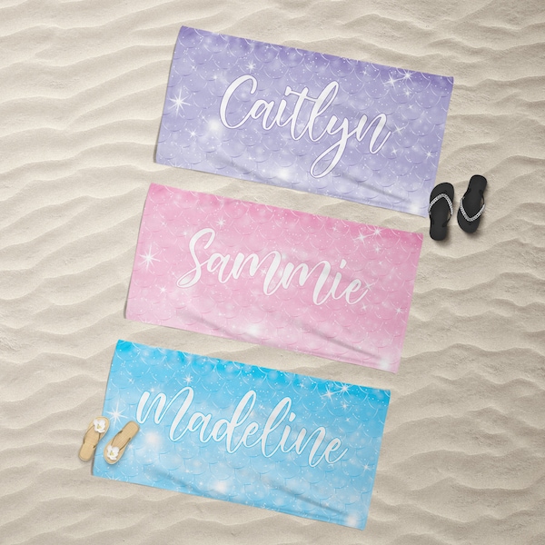 Plush Beach Towel Etsy