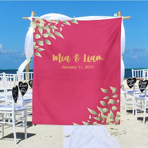 Custom Wedding Backdrop, Wedding Tapestry for Reception, Wedding Decoration, Custom Wedding Backdrop