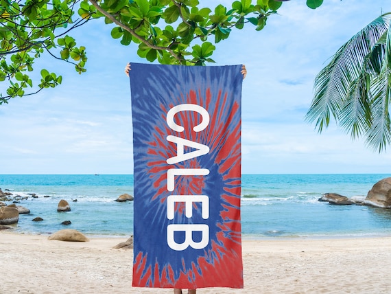 Children's beach towels monogrammed hotsell