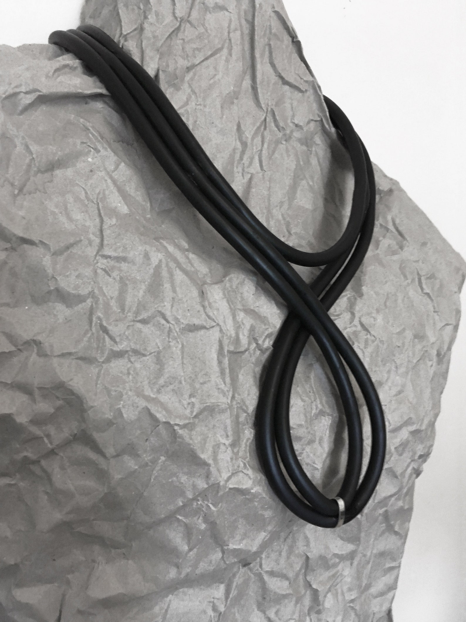 Statement necklace rubber necklace natural rubber jewellery Etsy