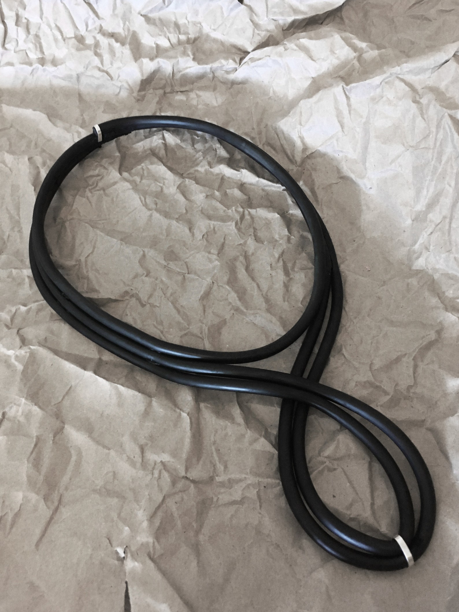 Statement necklace rubber necklace natural rubber jewellery Etsy