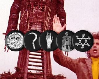 The Wicker Man – 5 x Pin Badges