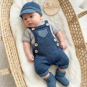 A "Dandelion” 4 Piece Set Knitting pattern for Reborn doll 16 -22” or 0-3 Mth Old Baby