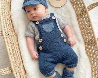 A "Dandelion” 4 Piece Set Knitting pattern for Reborn doll 16 -22” or 0-3 Mth Old Baby