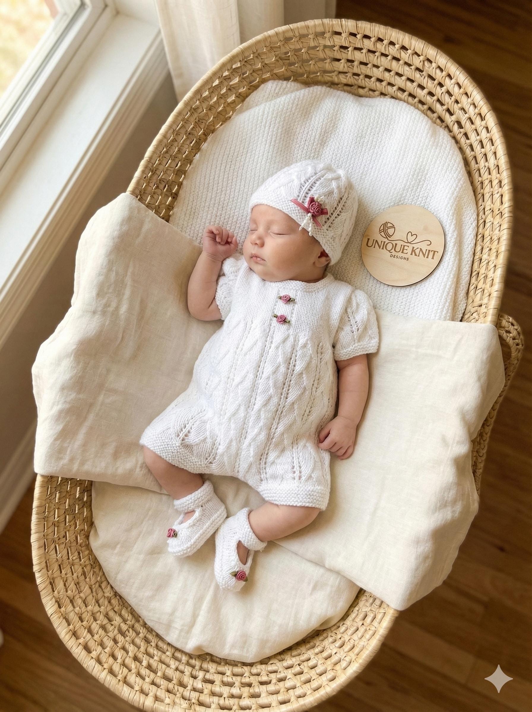 Set Di Vestiti Per Bambola New Born In Cotone – Maglia, Pantaloni, Cappello E Stivaletti, 0-3 Mesi (Rosa)
