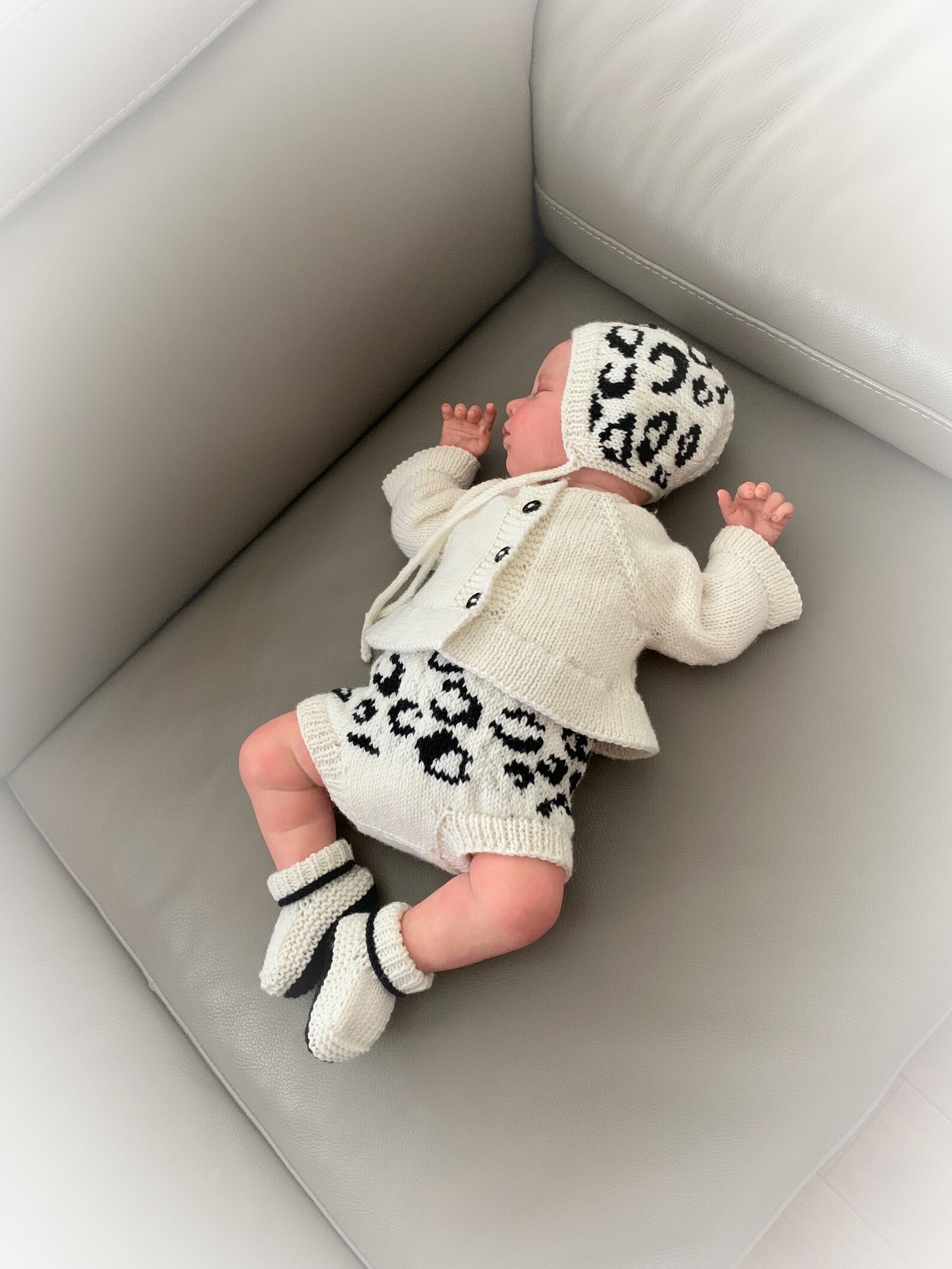 A sable 4 Piece Set Knitting Pattern Set for Reborn Etsy UK