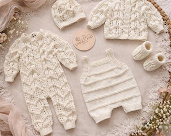 Amari - Multi piece Set Pattern – Reborn Doll, 0-3 Month Baby (PDF Pattern)