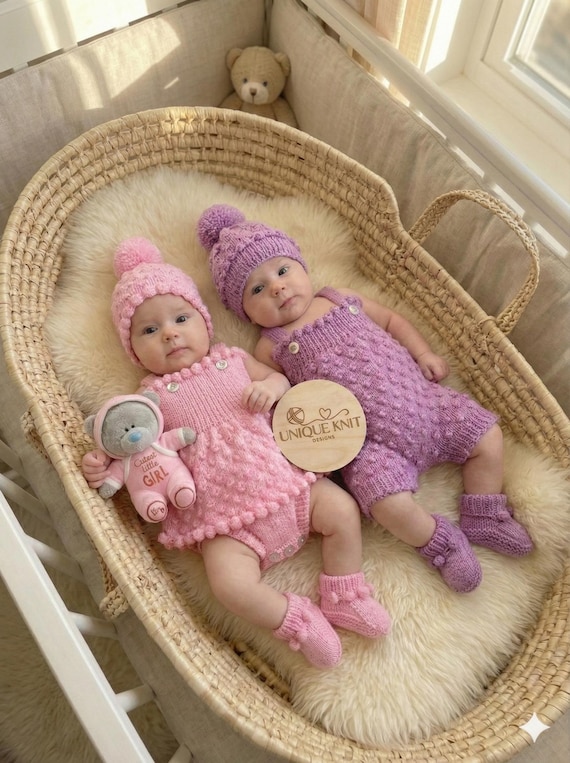 Set 3 Pezzi Per Neonato Fotografia – Pagliaccetto, Cappello E Bambola Di Ratto In Maglia, Morbido, Per 0-2 Mesi, Regalo Baby Shower (bianco/grigio/rosa/marrone)