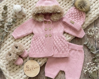 A "Sage” 4 Piece Set Knitting pattern for Reborn doll 16-22” or 0-3 Mth Old Baby