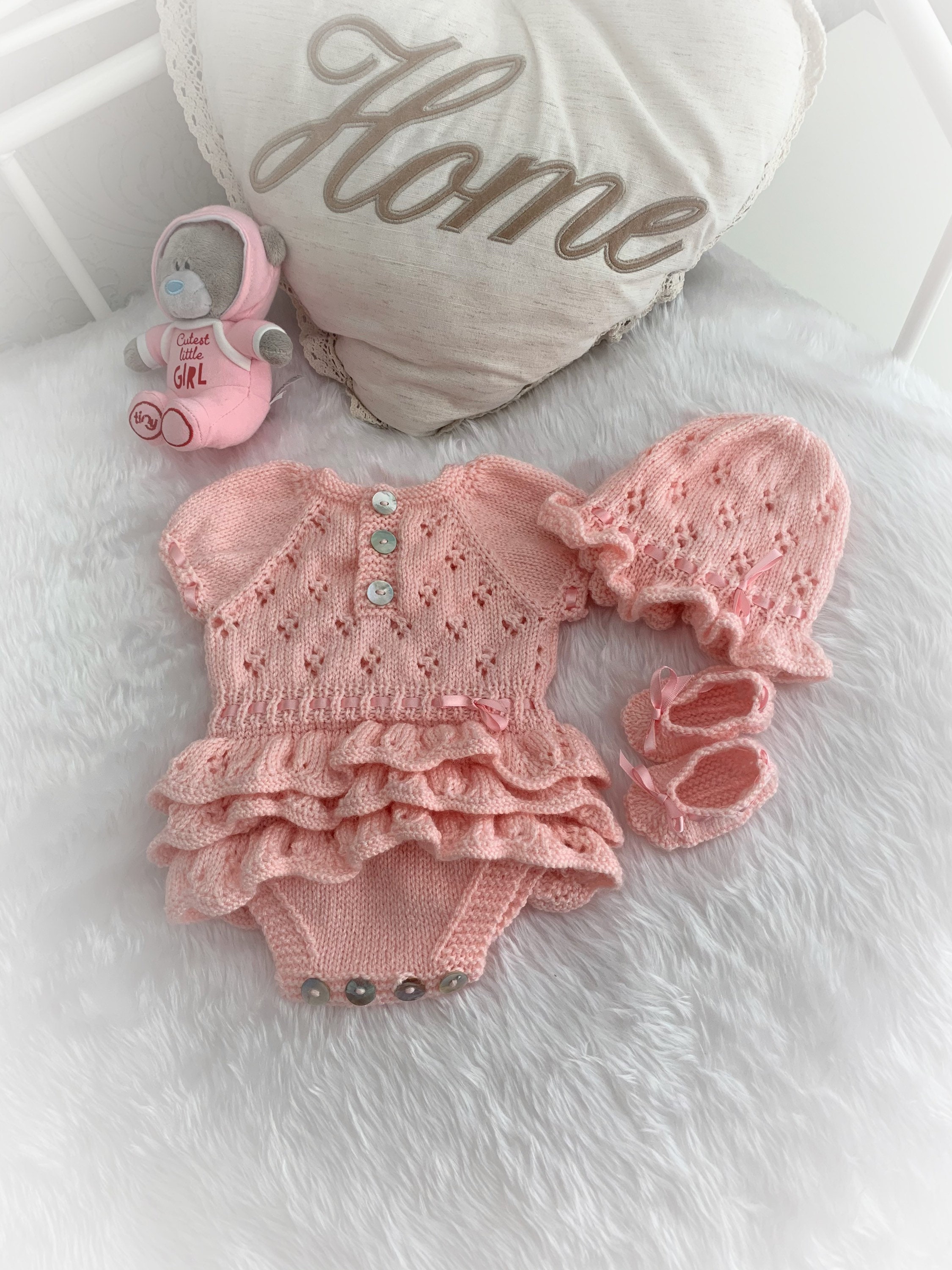 Bouquet Knitted Romper