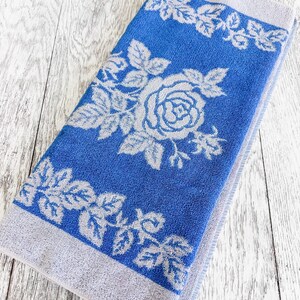 old sea vintage flower QUICK-DRY TOWEタオル old sea vintage flower