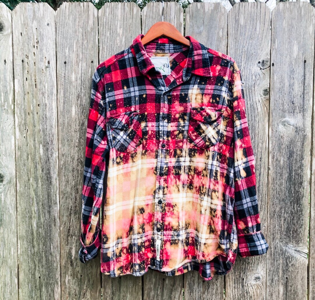 Vintage McGregor Flannel Red Green Plaid Top Wool SHIRT
