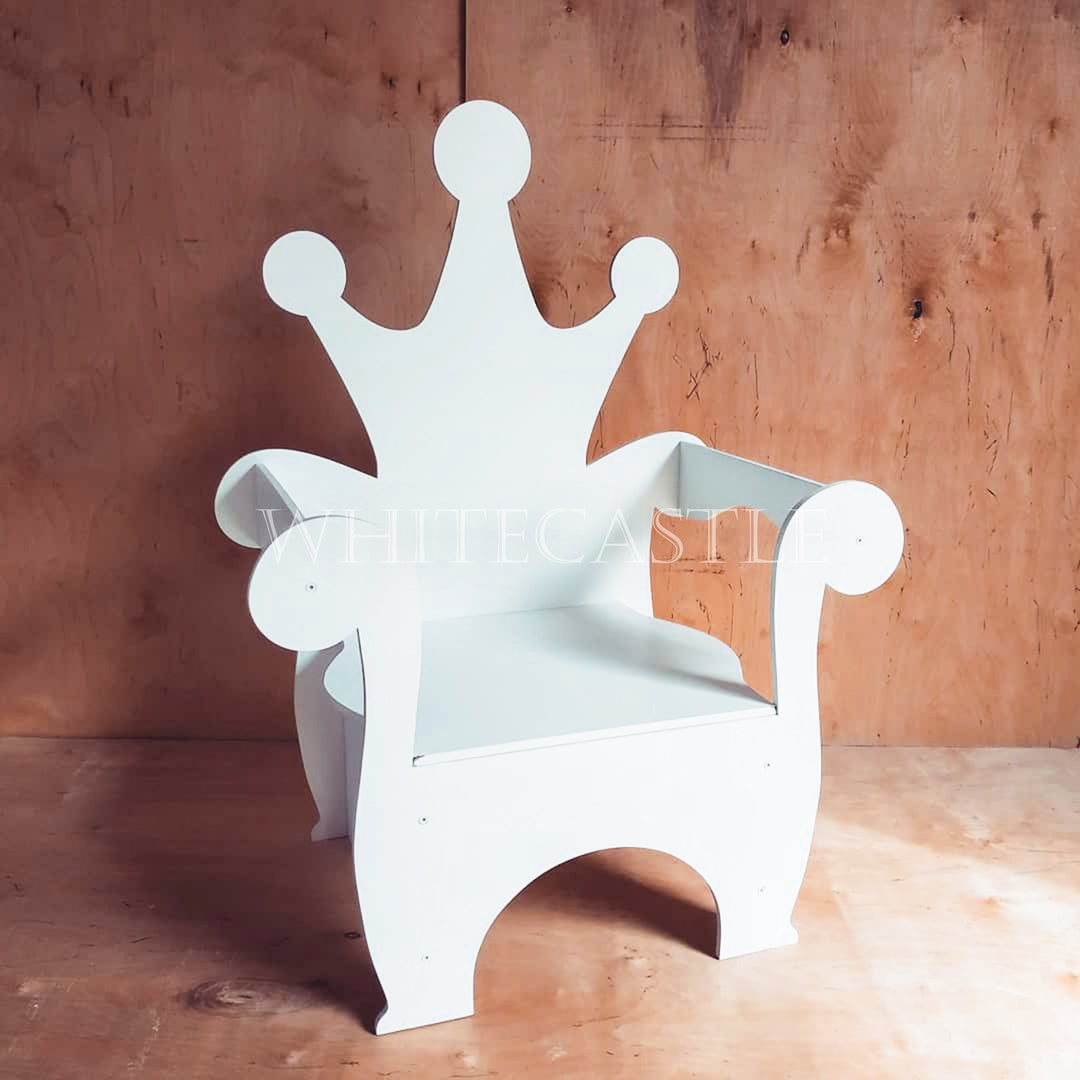 Throne Chair Kids Birthday Party Decorations Baby Shower 1st King Boy