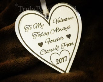 Personalised Valentines Day Gift Idea for Him / Boyfriend Girlfriend / Husband