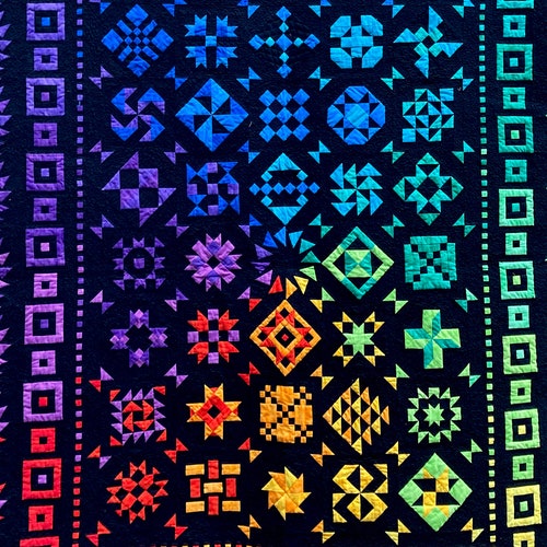 Painter's Palette Quilt Pattern PDF Etsy