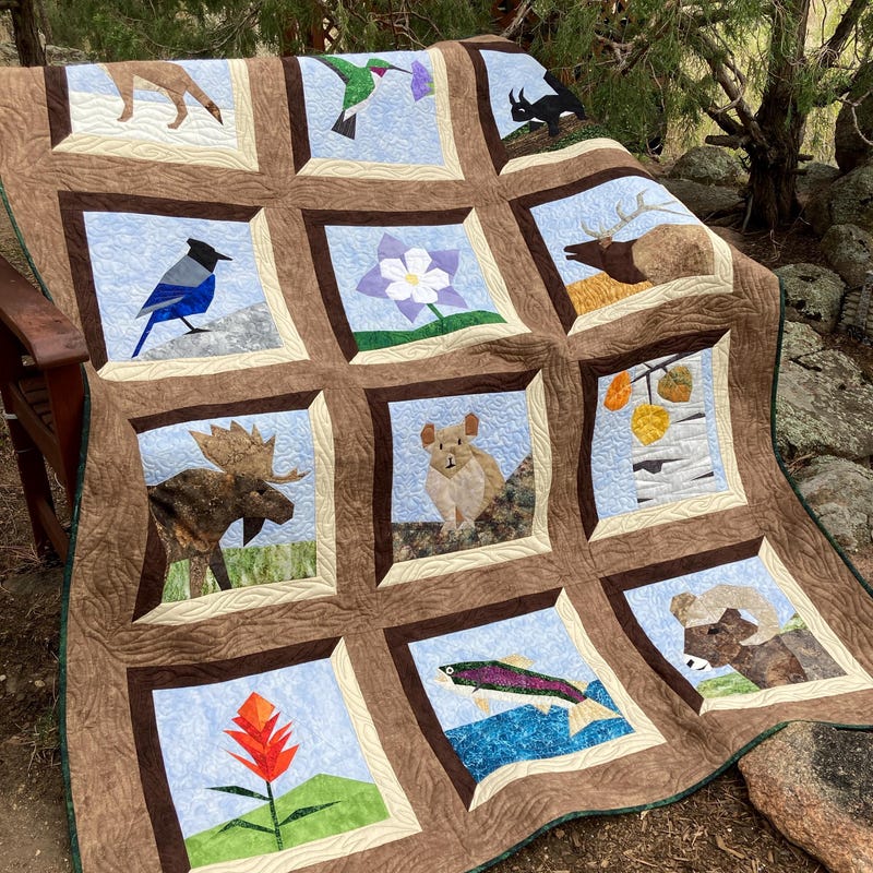 Rocky Mountain Quilt - Etsy
