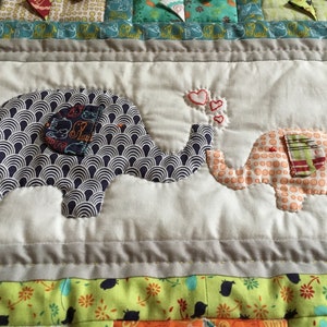 Baby Elephant Walk Quilt Pattern PDF image 4