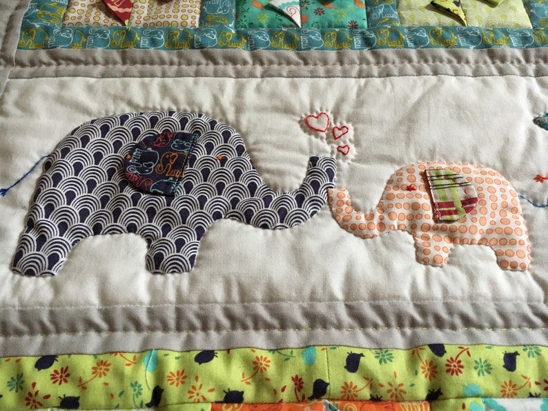 Baby Elephant Walk Quilt Pattern PDF image 4