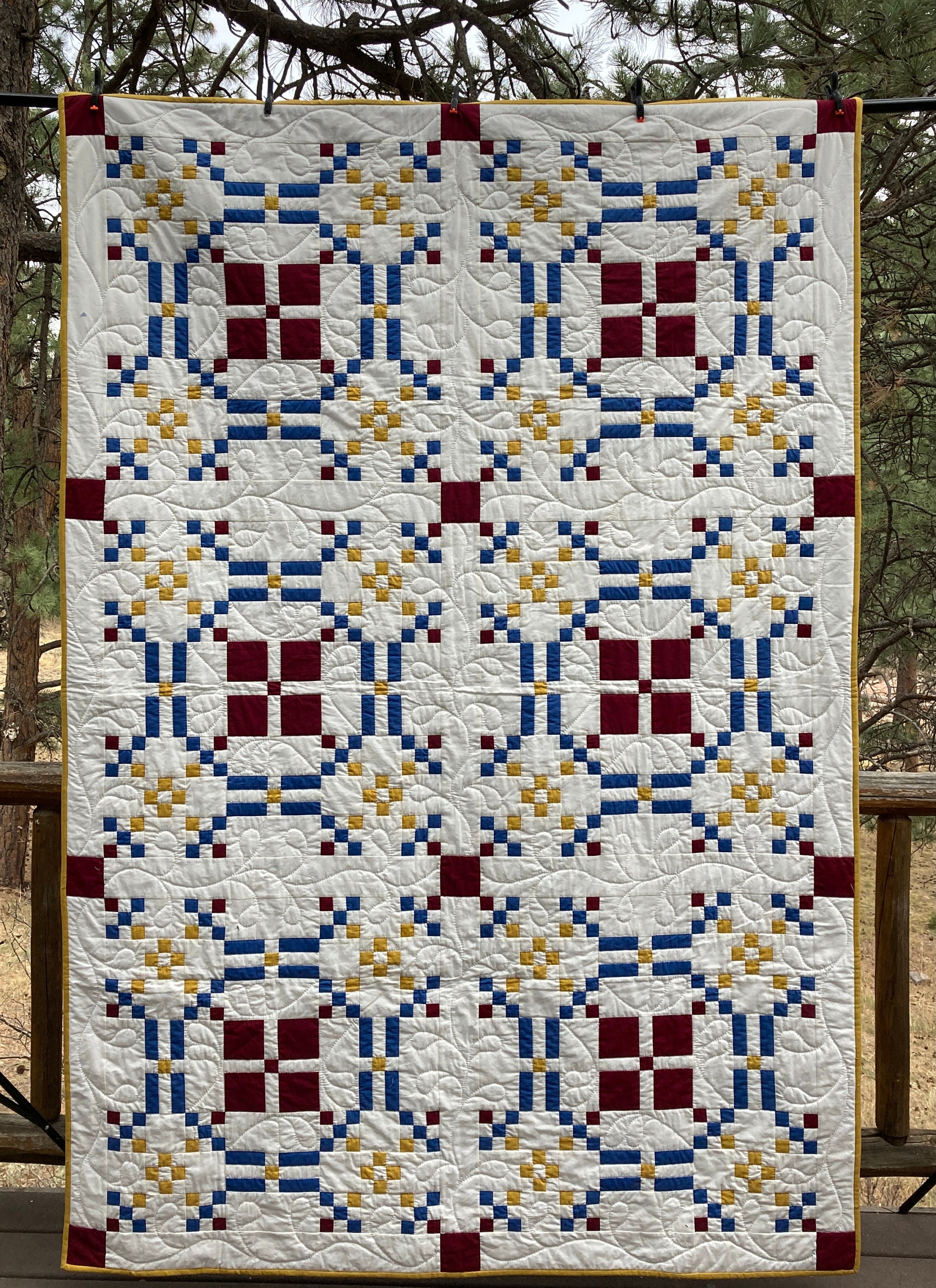 Burgoyne Surrounded Quilt Pattern PDF Etsy