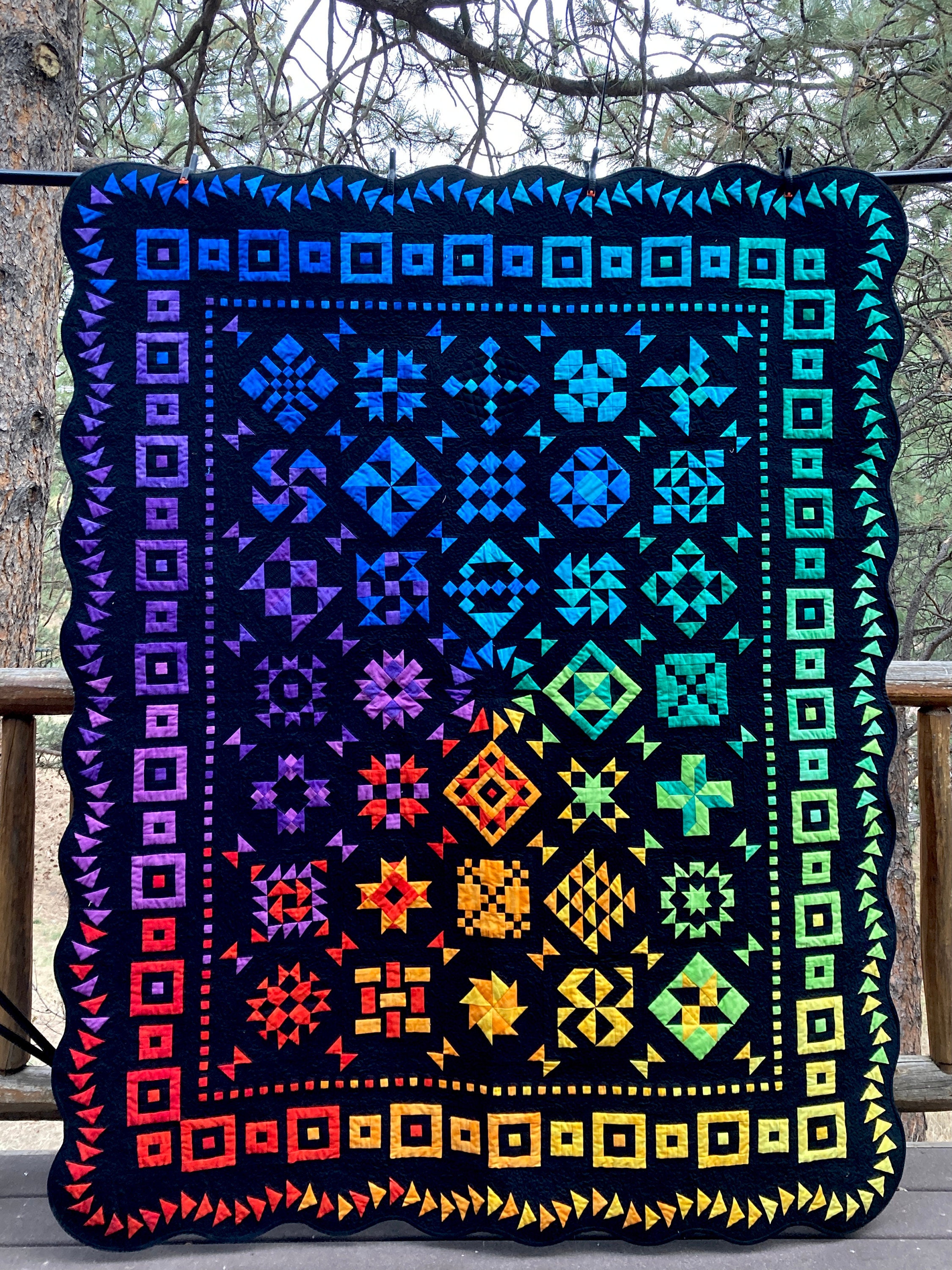 Painter's Palette Quilt Pattern PDF Etsy Canada