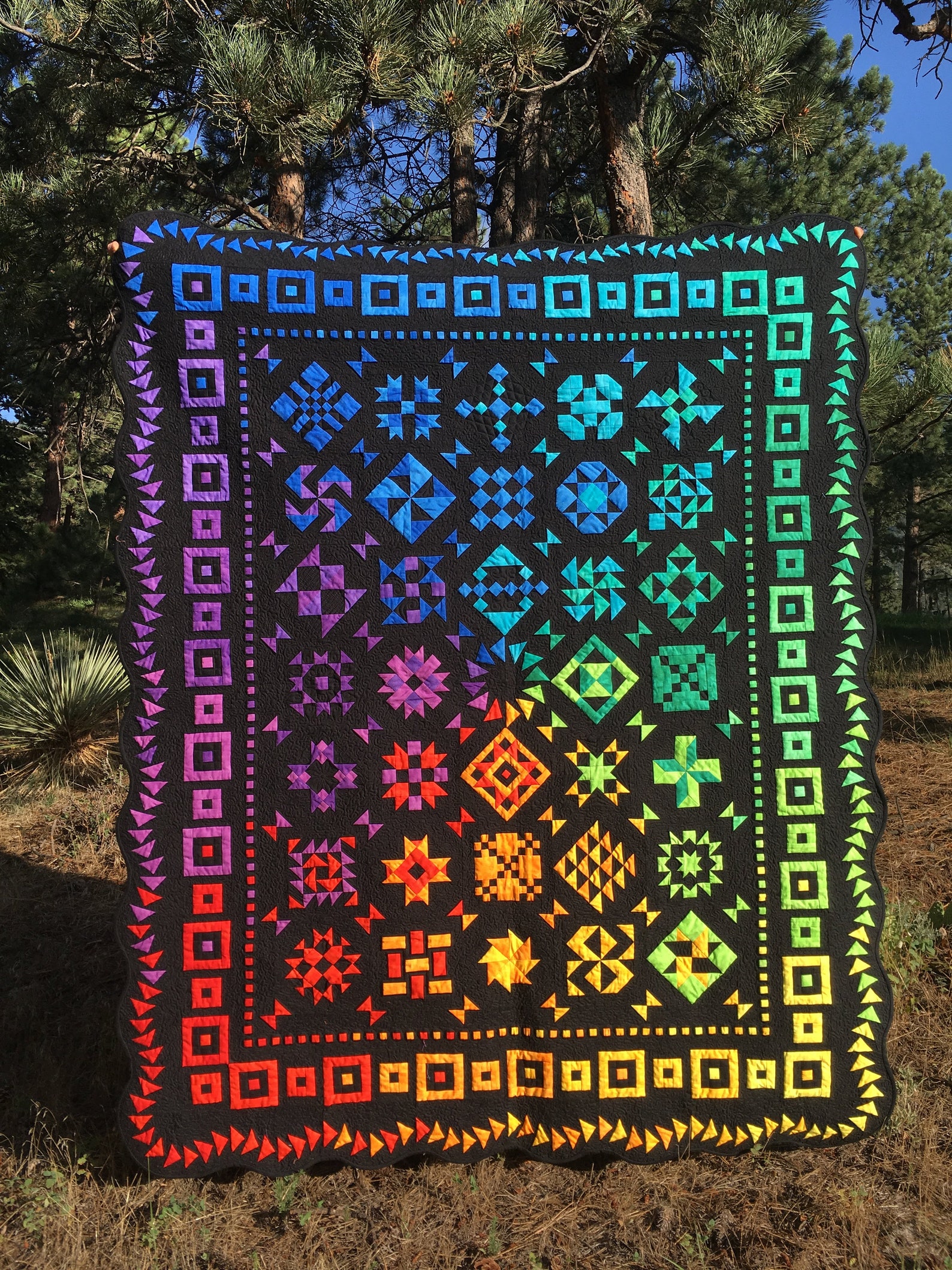 Painter's Palette Quilt Pattern PDF Etsy