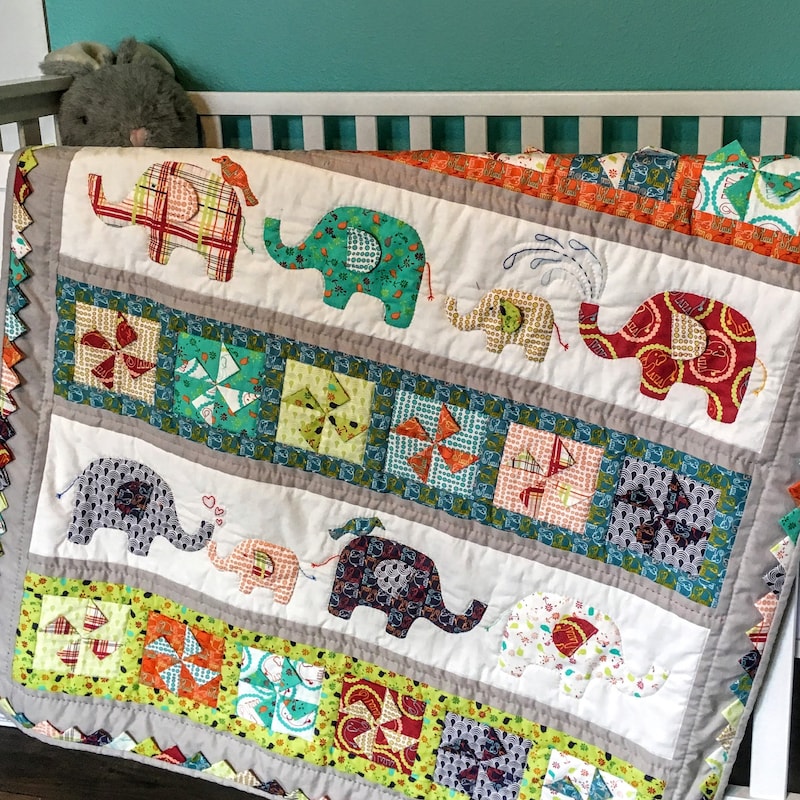Elephant Quilt Pattern - Etsy