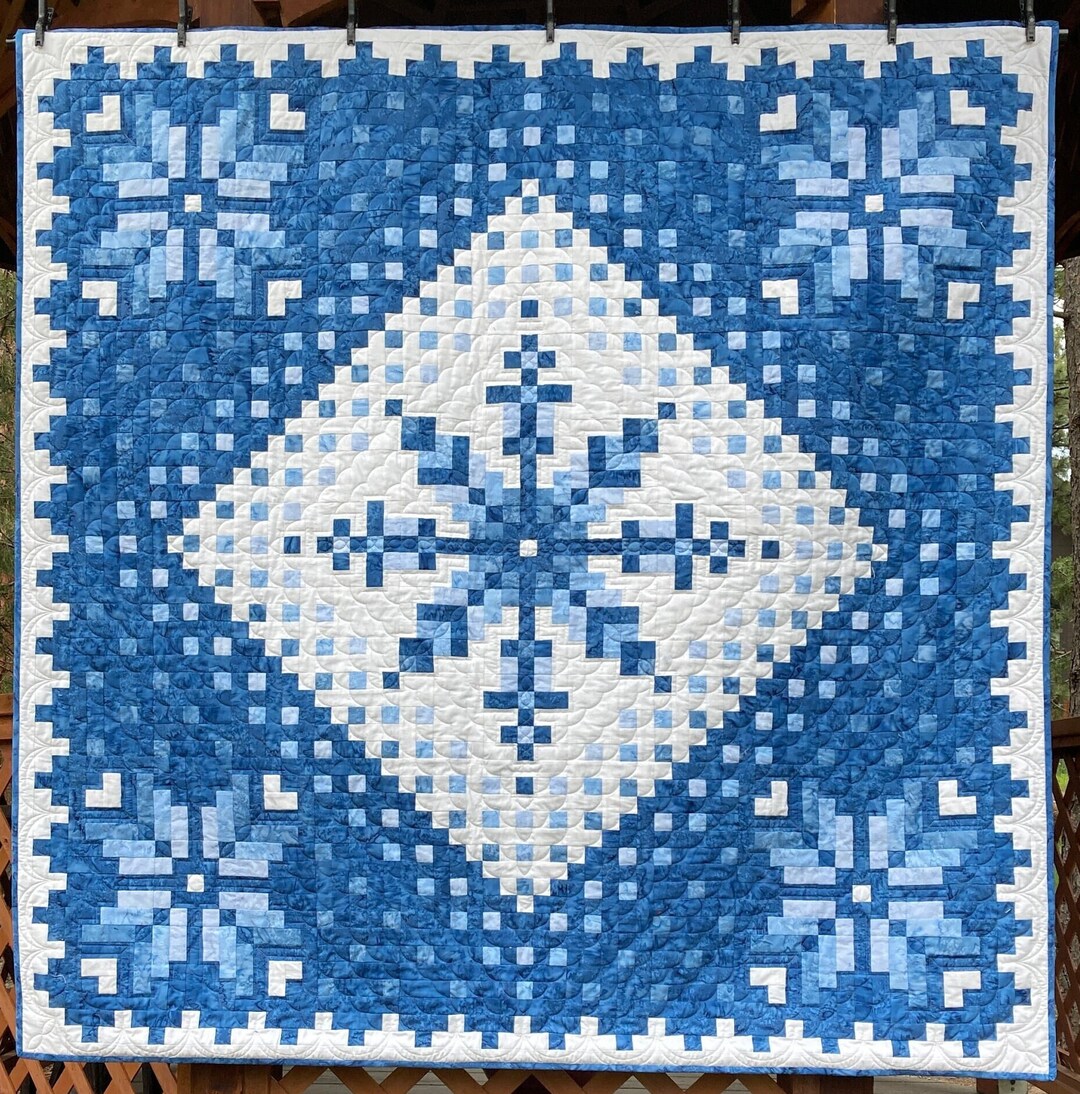 Fair Isle Quilt Pattern PDF Etsy