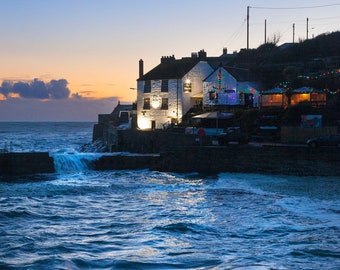 Blue Hour at The Ship Inn | Limited Edition Print | Porthleven, Cornwall |