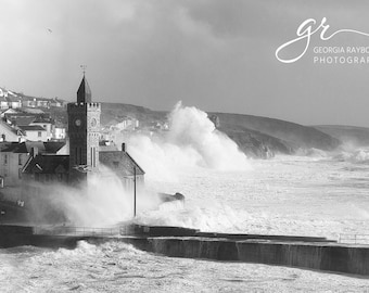 Hurricane Ophelia Arrives in Porthleven | Limited Edition Print | Cornwall |