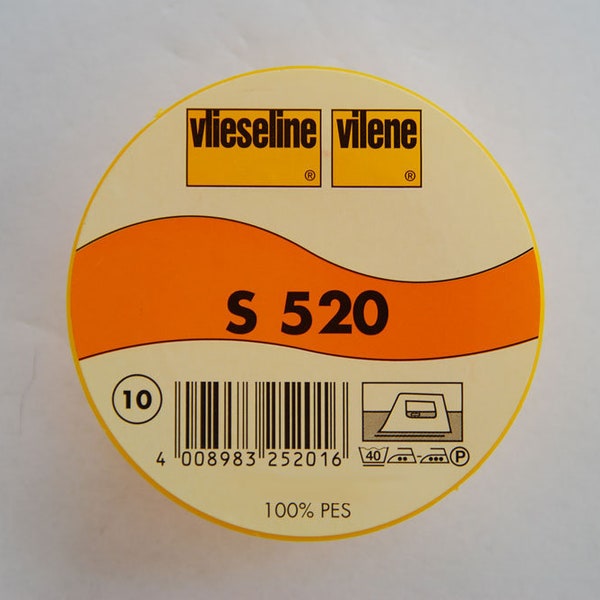 Vlieseline S520 0,50 m Bügeleinlage Schabrackeneinlage Vlieseline S 520 Raffhalter 90 cm breit