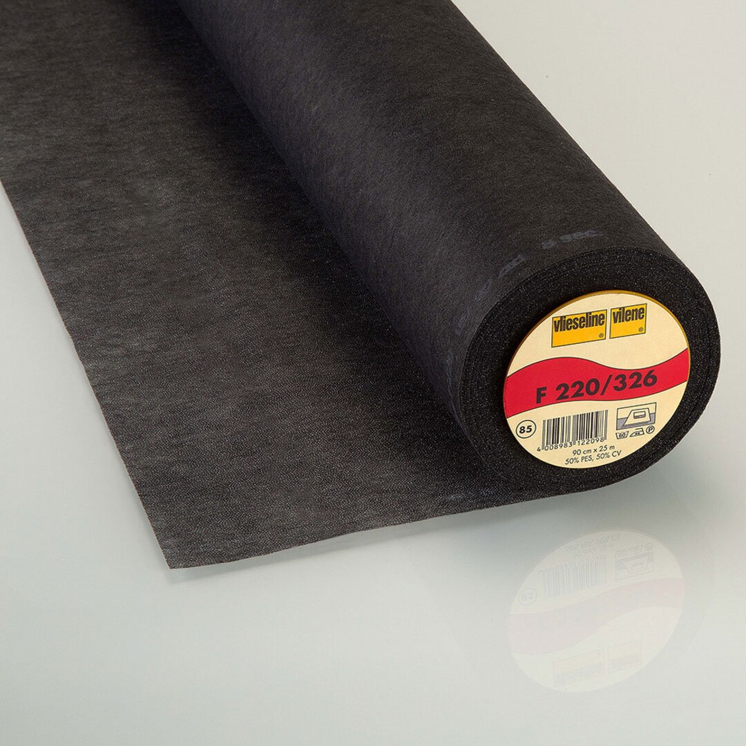 Freudenberg Interlining Vlieseline F220 Graphite 0.50 M Freudenberg Vilene Fabric Interlining ...