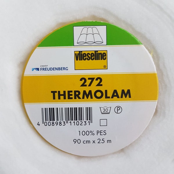 Rollenware 272 Thermolam Freudenberg Volumenvlies Vlieseline 90cm x25m