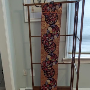Japanese Silk Embroidered Kimono Fukuro Obi - Vintage - Flower in  Matelasse Chrysanthemum and Ume Plum Pattern - Various Mixed Colors