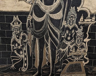 インドネシアのバティック布絵画 - Etsy 日本
