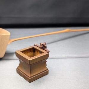 Japanese Tea Ceremony Set - Vintage Set 12 Pieces Including Matcha Accessories Original Wooden Box, 3 Types of Tea Bowls, 2 Lacquer Natsume