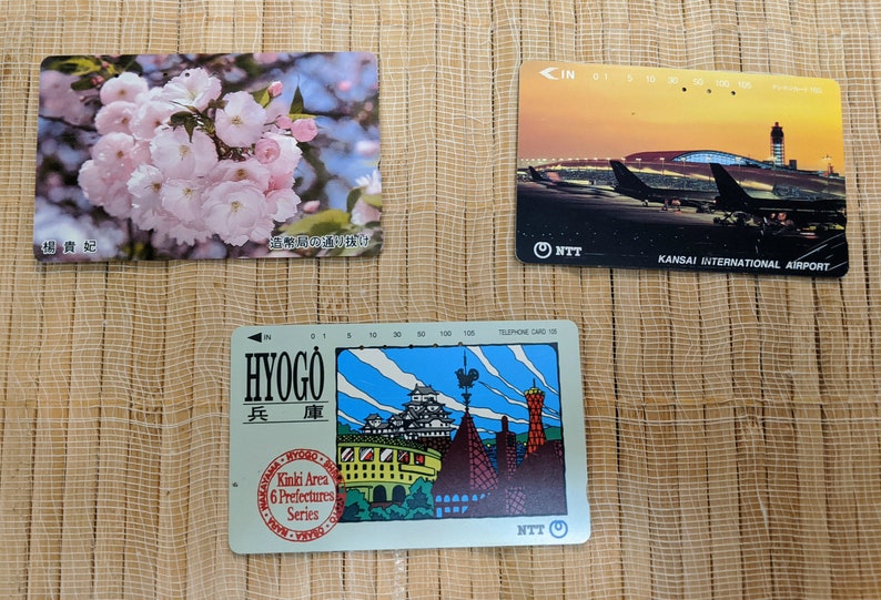 Japanese terehon Kaado Used Telephone Cards From Etsy UK