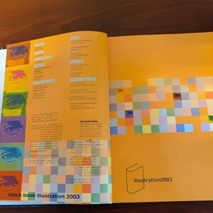 The Black Book Illustration 2003 Edition -  Hardcover Printed in Spain - Source Book from 2003