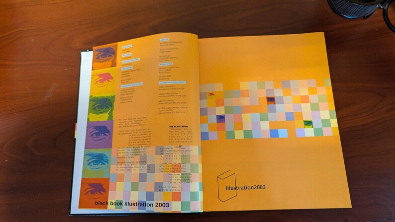 The Black Book Illustration 2003 Edition -  Hardcover Printed in Spain - Source Book from 2003
