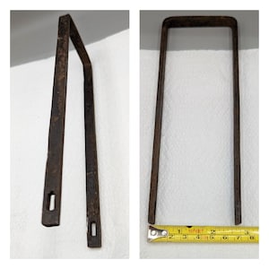 Tansu Parts - Handmade Antique Japanese Tansu Handle for the Side of a Tansu - Meiji period (1868-1912) - Rectangle Shape