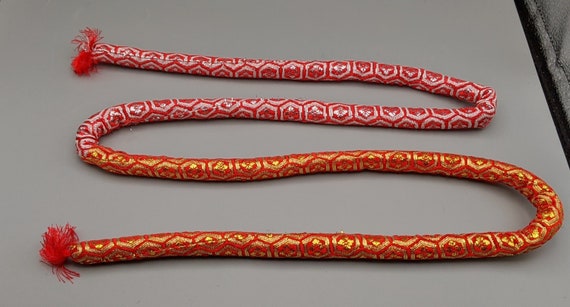 Vintage Japanese Obijime Silk Tie for Kids Obi - … - image 5
