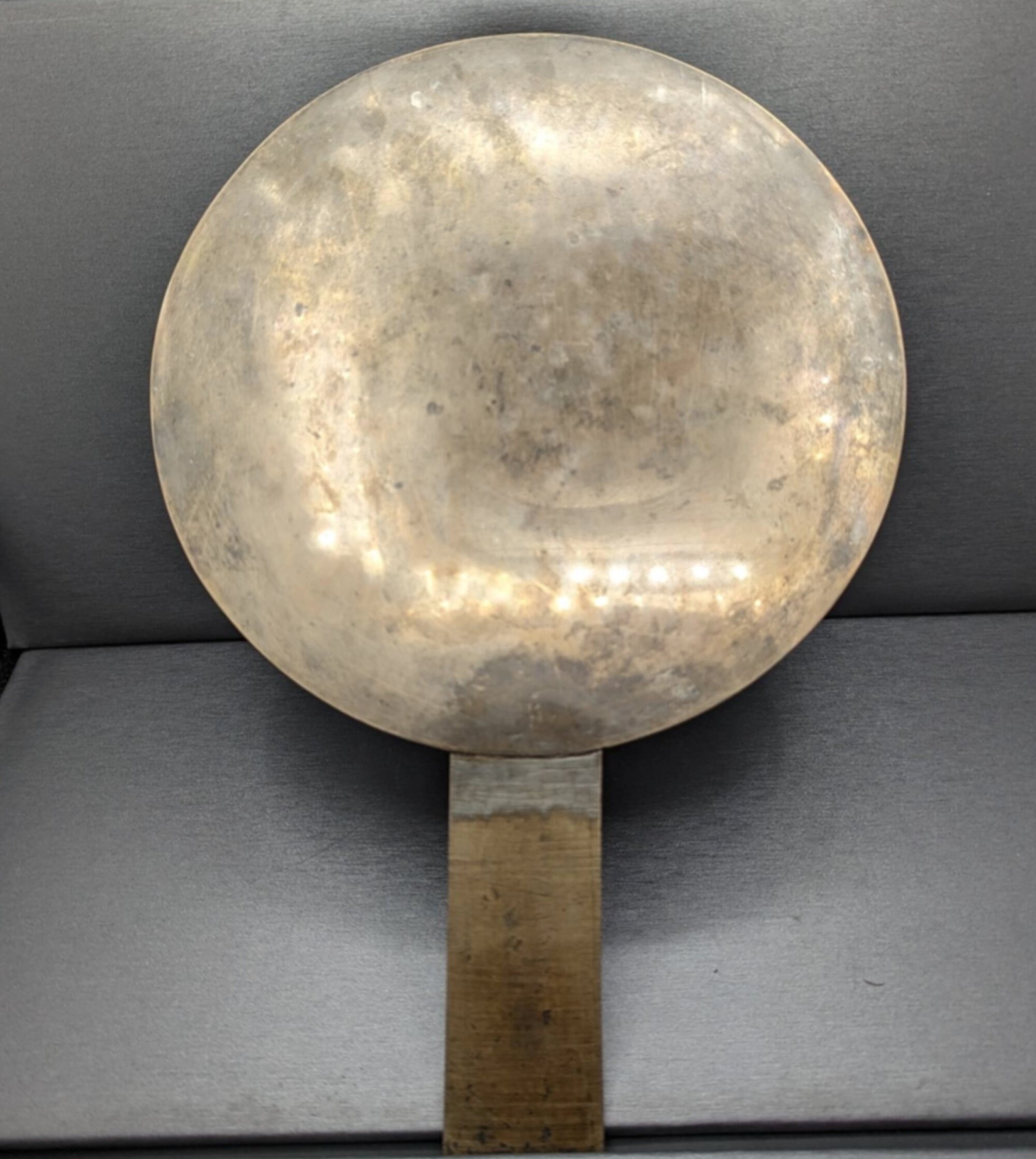 Antique Japanese Kagami – Bronze Hand Mirror - Flying Cranes