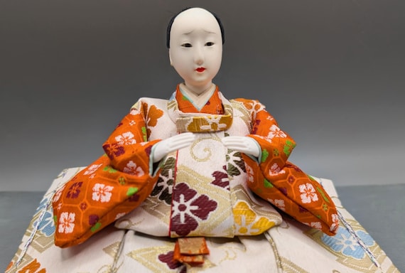 Japanese Vintage Hina Doll - Collectible Figurine - Traditional